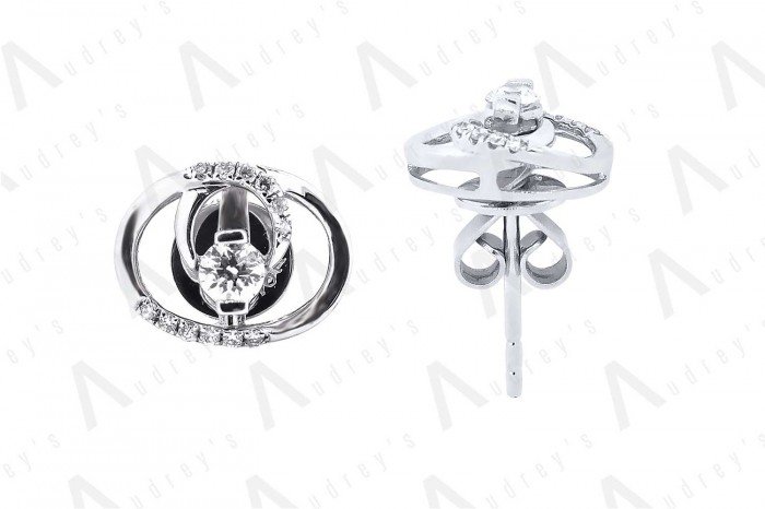 18 KARAT DIAMOND EARRING