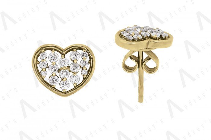 18 KARAT DIAMOND EARRING