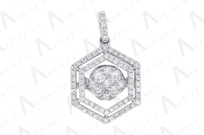 18 KARAT DIAMOND PENDANT