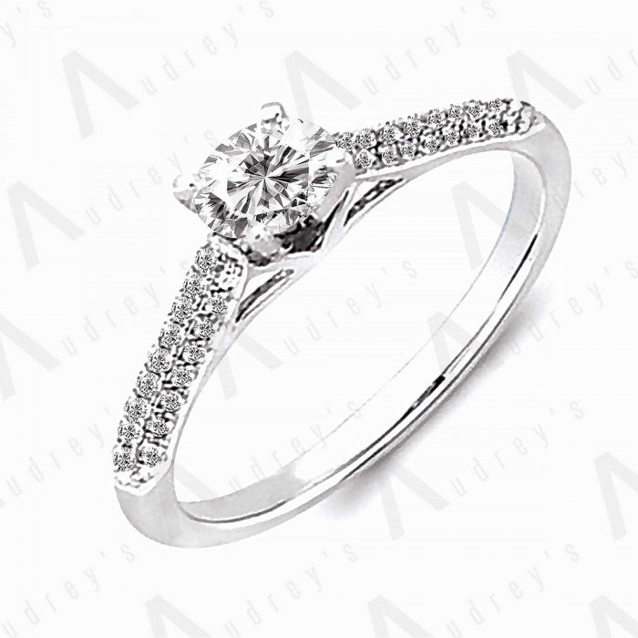 18K SHERI DIAMOND RING